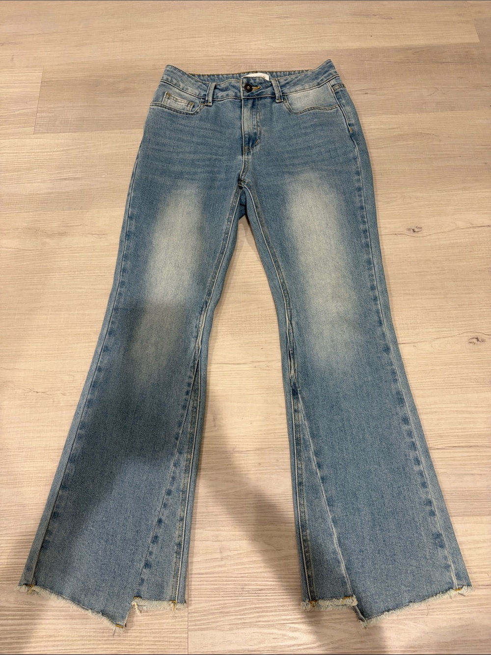Bianco Light Blue Flare Jeans - Women